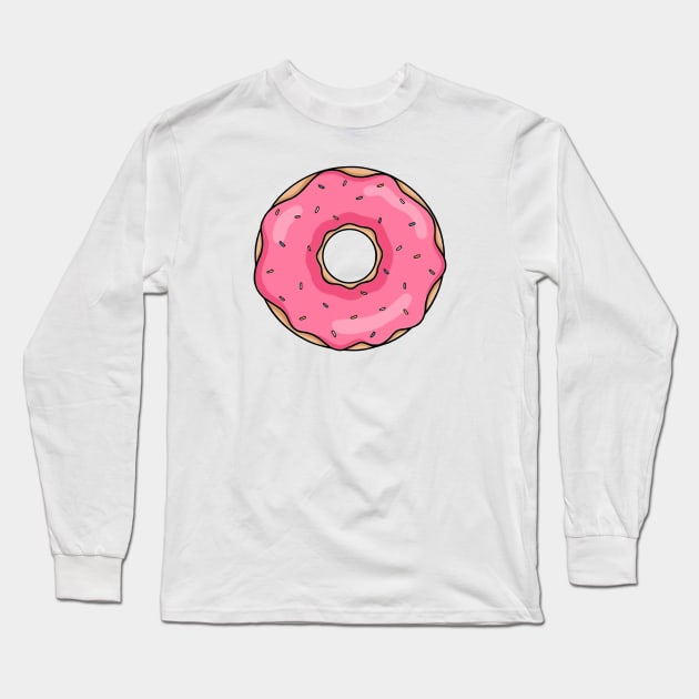 Sprinkle doughnut Long Sleeve T-Shirt by Jasmwills